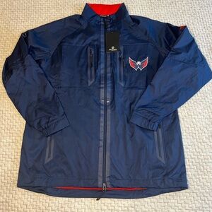 NWT Washington Capitals Full Zip Fanatics Authentics Jacket Size L MSRP $120